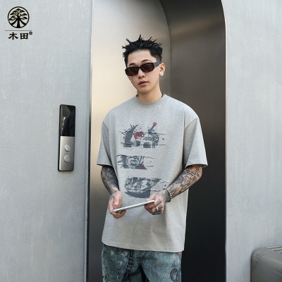复古潮牌印花T