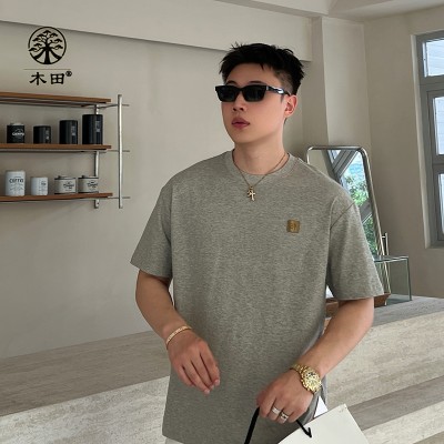 简约提花T恤