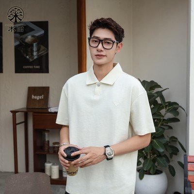 暗影竹节POLO衫